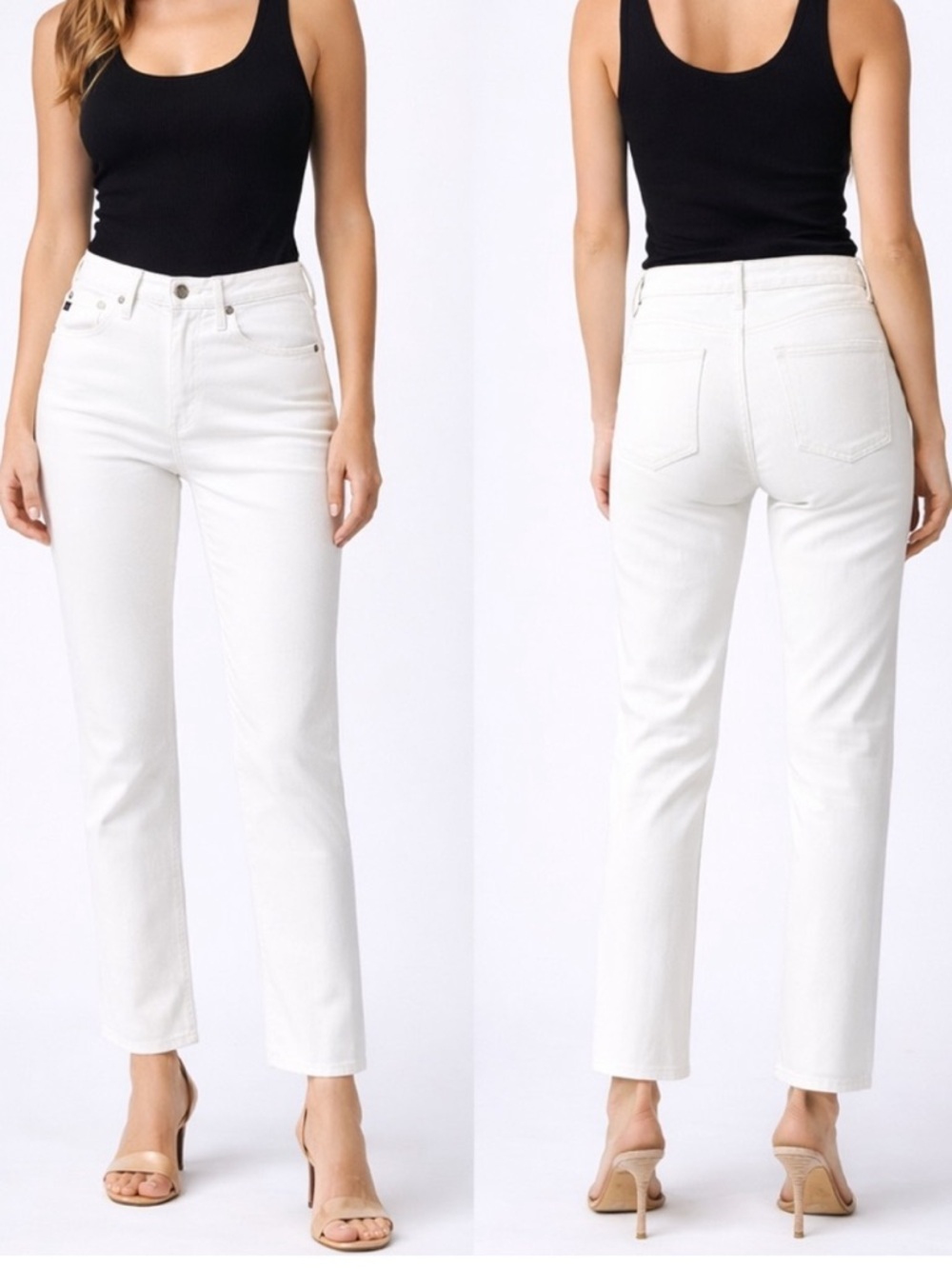 Ag Adriano Goldschmied Jeans Prima Cigarette Leg White
